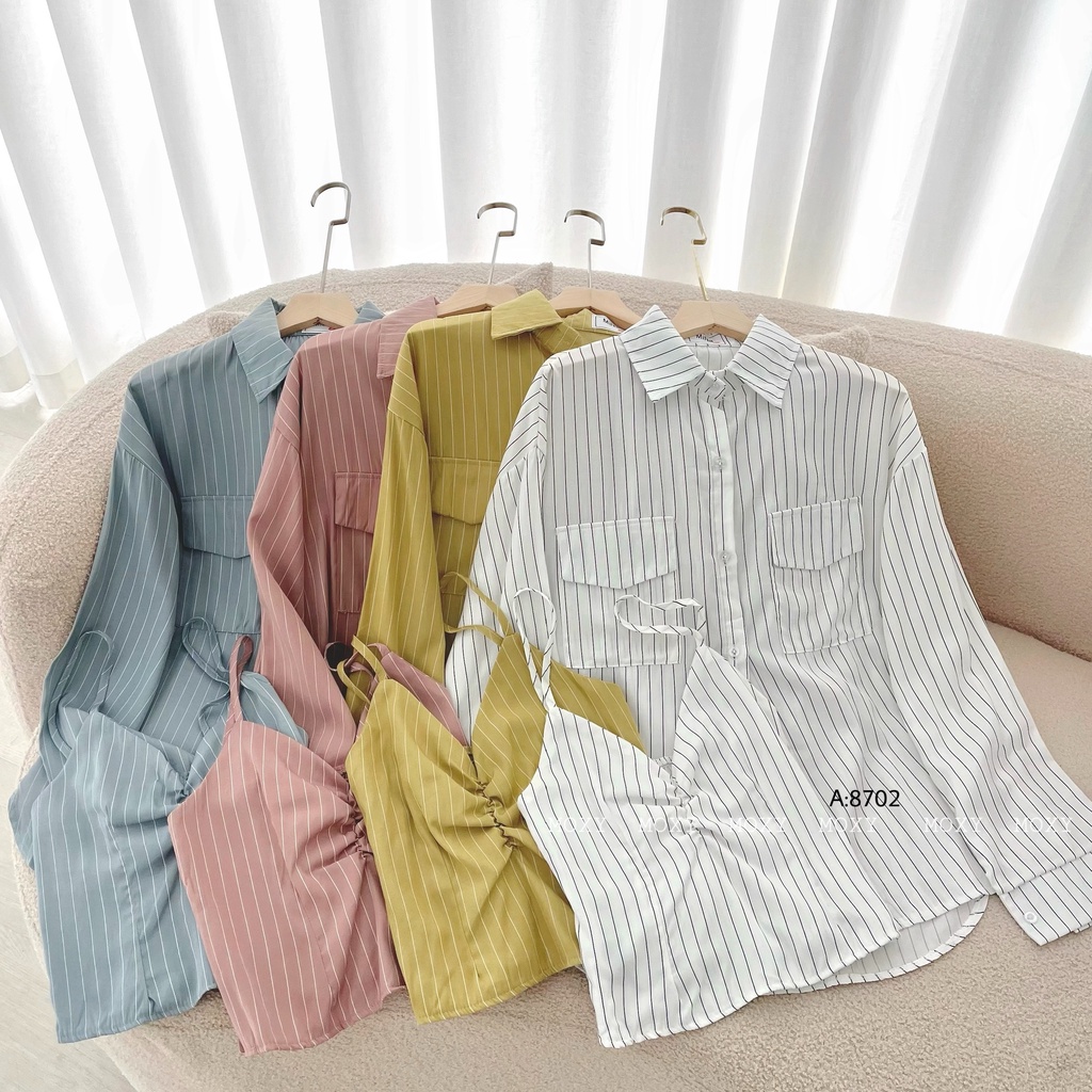 SP008702 - Sét áo somi sọc