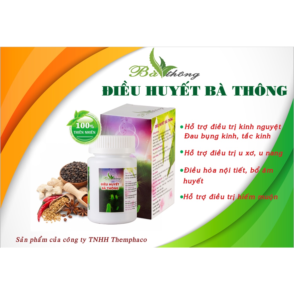 Điều huyết Bà Thông Bổ Huyết Điều Kinh