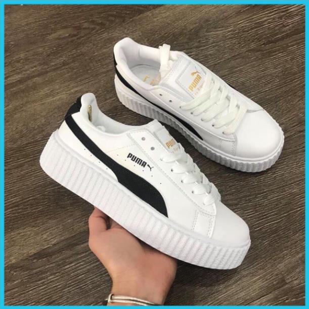 Giày Thể Thao Sneaker Trắng 𝐏𝐔𝐌𝐀 Độn Đế Tăng Chiều Cao Hàng 1:1 Chất Lượng Full Bill Box
