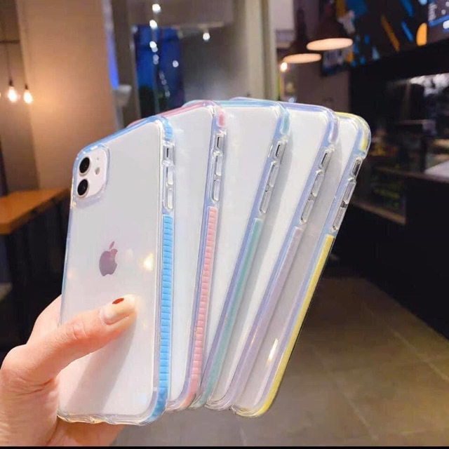 Ốp lưng Iphone BASIC viền màu chống trơn IPHONE 6plus/iphone 7plus/iphone x/iphone xs max/iphone 11/iphone 11pro max