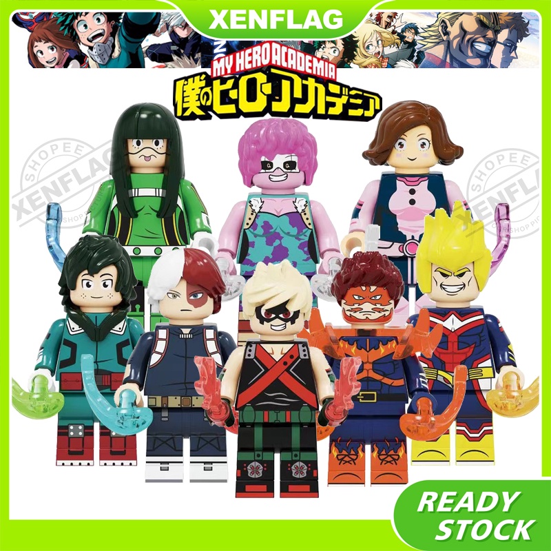 Mô Hình Nhân Vật Midoriya Izuku Todoroki Shouto Trong My Hero Academia