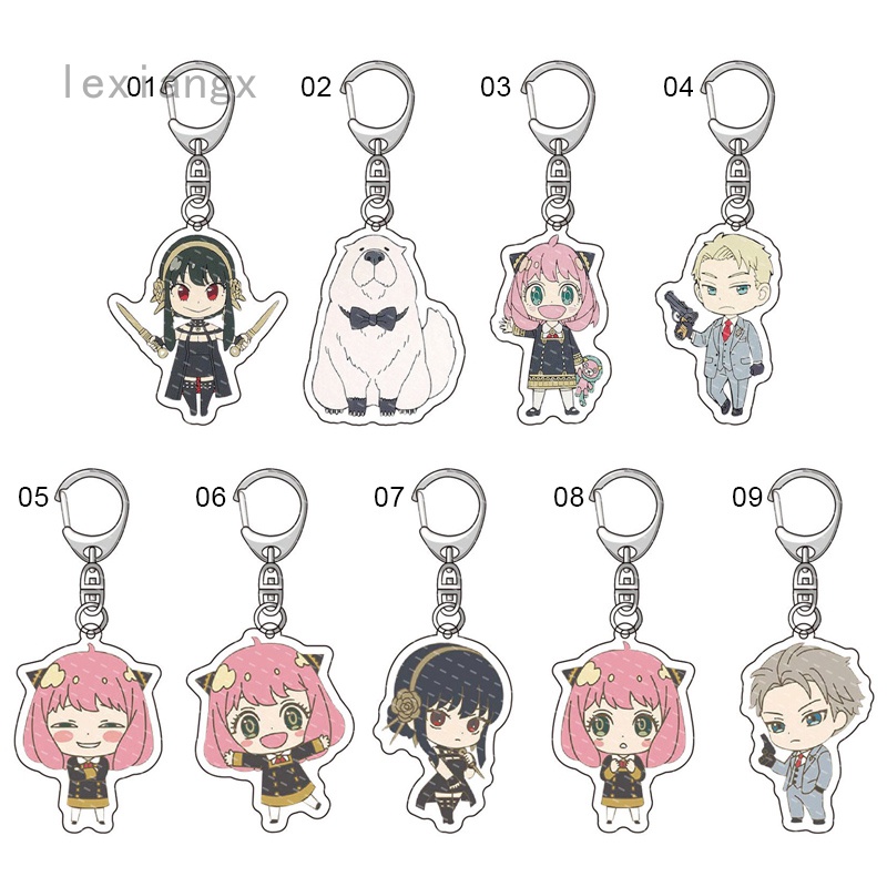 Móc Khóa Anime SPY X FAMILY House Wine Play