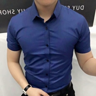 Áo sơmi nam màu tím than zara