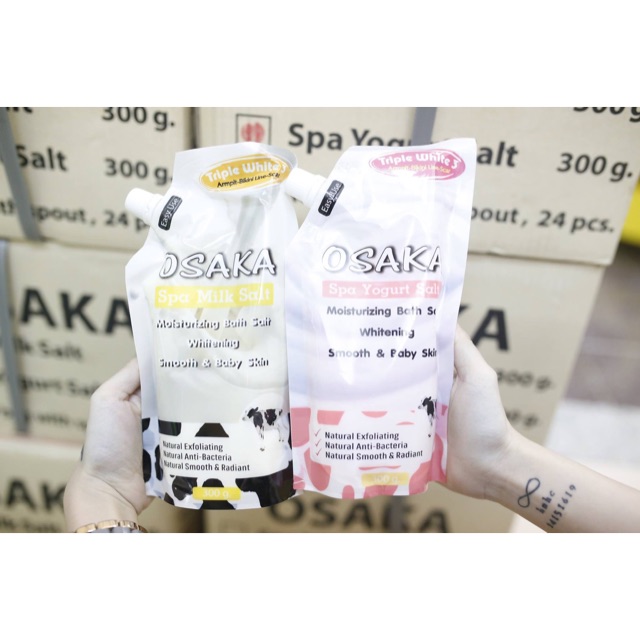 Muối tắm tẩy da chết Osaka
