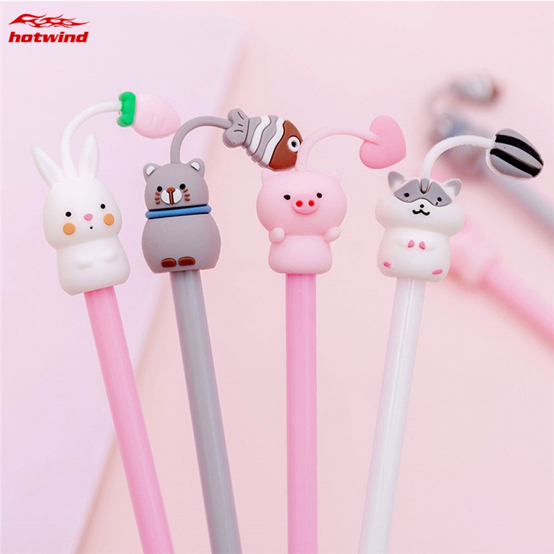 Bút Mực Gel Cỡ Ngòi 0.5mm Kiểu Dáng Xinh Xắn Dễ Thương
