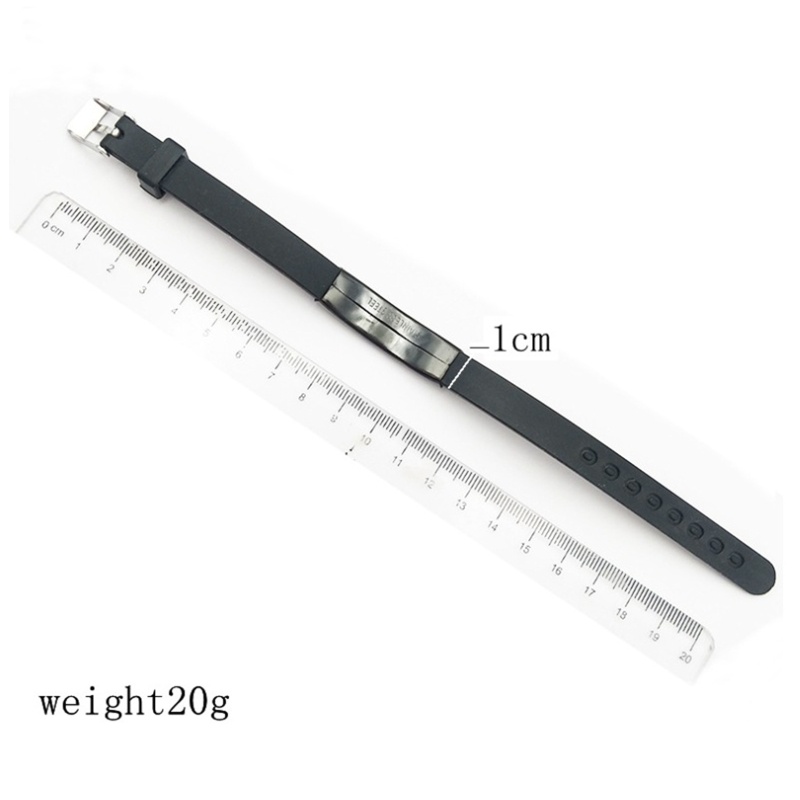 Vòng Đeo Tay Silicone In Biểu Tượng Tôn Giáo Thoải Mái Dành Cho Nam Và Nữ