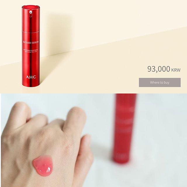 SERUM ĐỎ - SEURUM DƯỠNG DA CAO CẤP 365 RED SERUM AHC