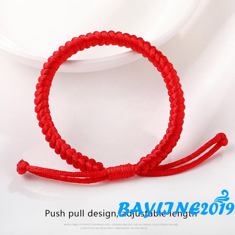 Vòng Tay Dây Đỏ May Mắn Phong Cách Phật Giáo Trung Hoa