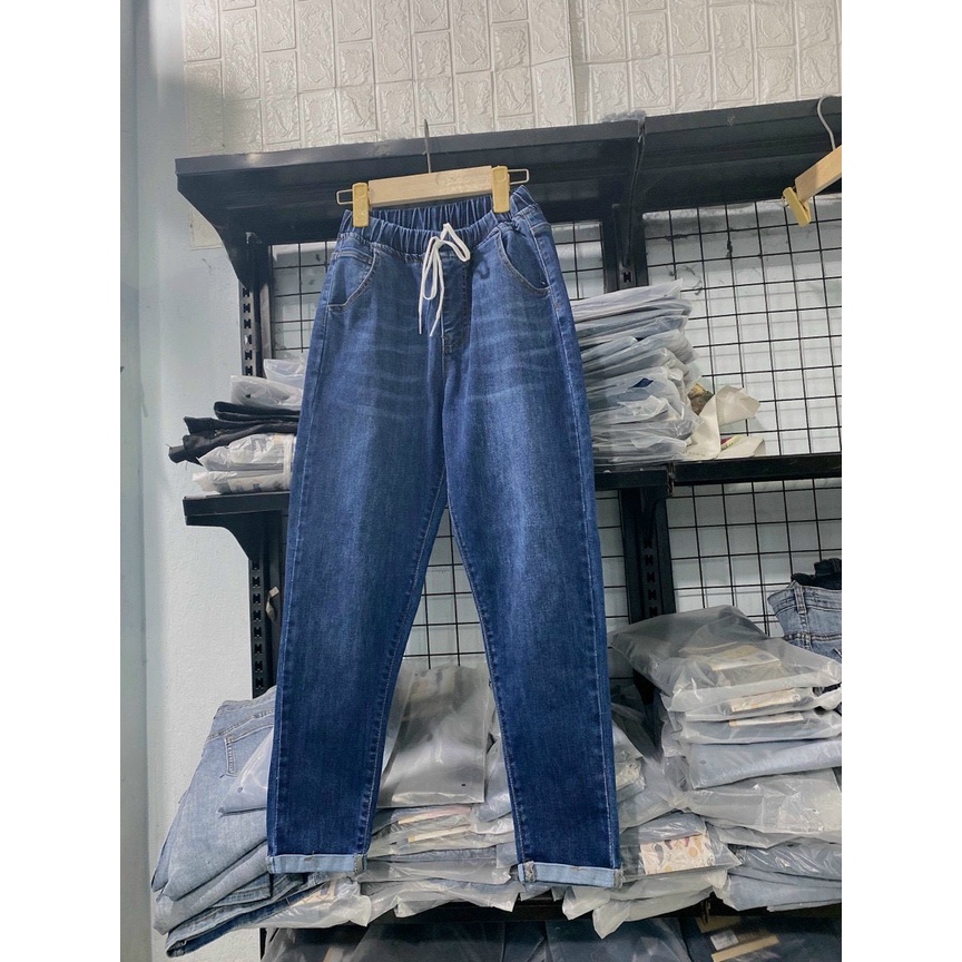 Quần Jeans Baggy Lưng Thun Co Giãn JBG1231