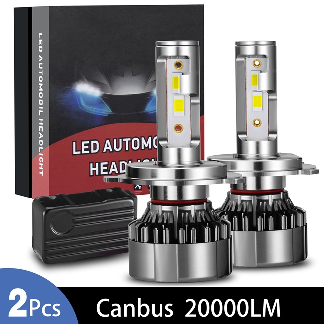 Cặp đèn pha LEADTOPS 20000LM 110W H4 H7 H11 H3 9005 HB3 H1 LED 6000K cao cấp cho xe hơi