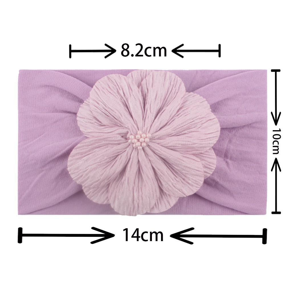 Băng đô turban hoa đáng yêu dành cho bé gái(1 tháng -3 tuổi)