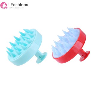 Bàn chải mát xa da đầu khi tắm có răng bằng silicon chống rụng tóc