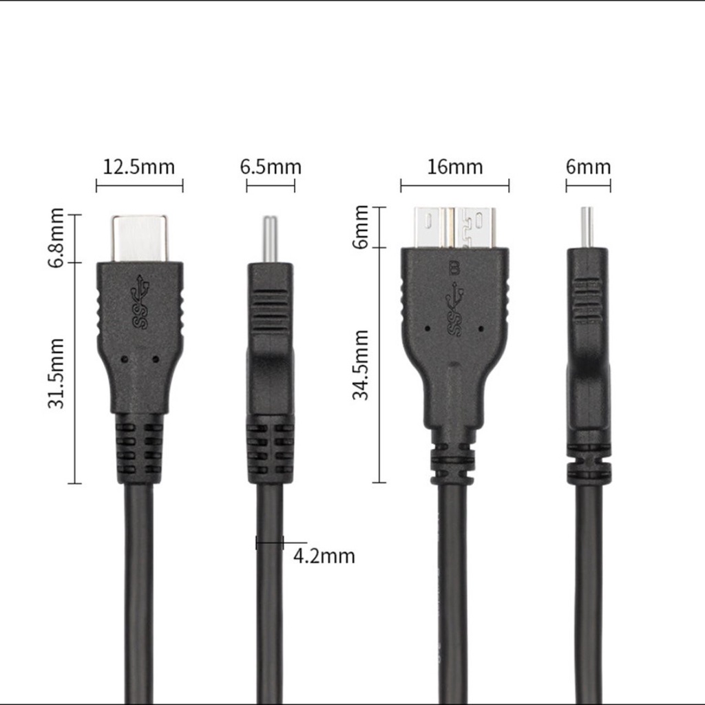 Dây Cáp Dữ Liệu Usb 3.1 Type-C Cho Ổ Cứng Macbook | BigBuy360 - bigbuy360.vn