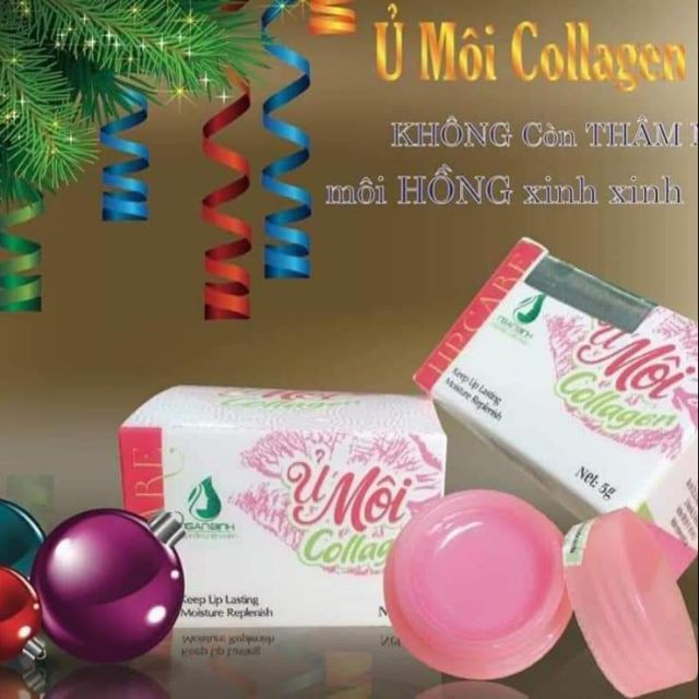 Ủ môi colagen