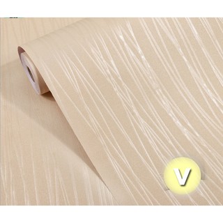 Cuộn 10m Giấy dán tường CHỈ VÀNG sẵn keo khổ rộng 45cm