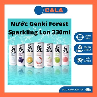 7 Vị Nước Soda Genki Forest Sparkling lon 330ml