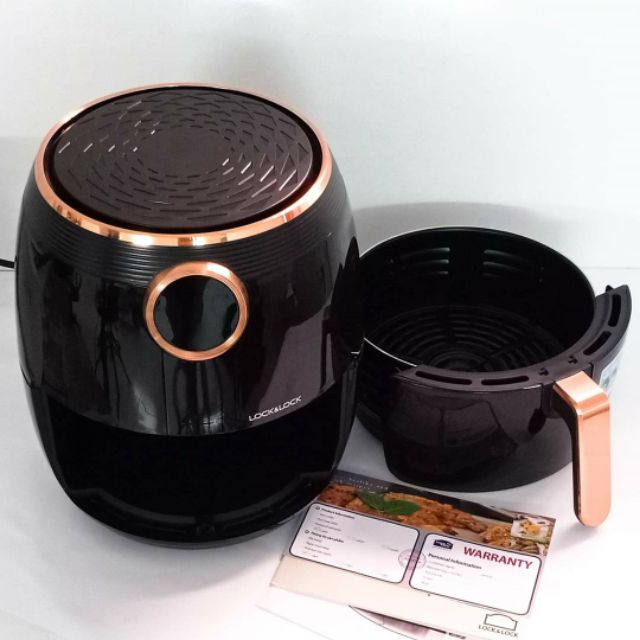 Nồi Chiên Không Dầu Điện Tử 4 lít Lock&amp;Lock EJF376BLK