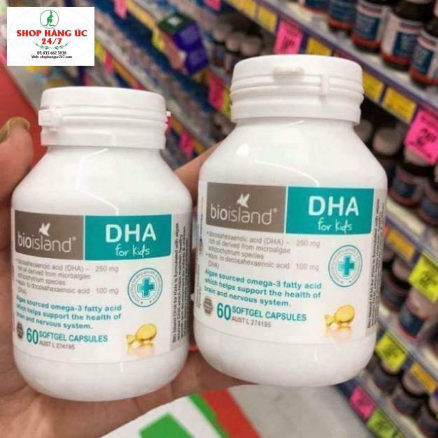 DHA BIO ISLAND cho bé của ÚC