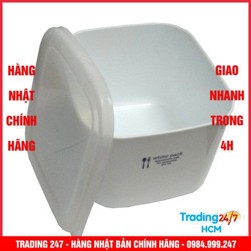 [Giao hàng HCM - 4h ] Hộp nhựa đựng thực phẩm White Pack 1L NỘI ĐỊA NHẬT BẢN