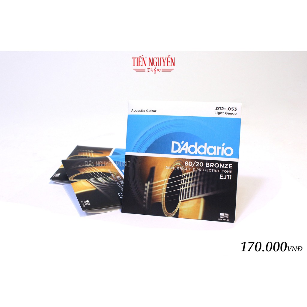 Dây đàn Guitar Acoustic D'Addario Chính Hãng