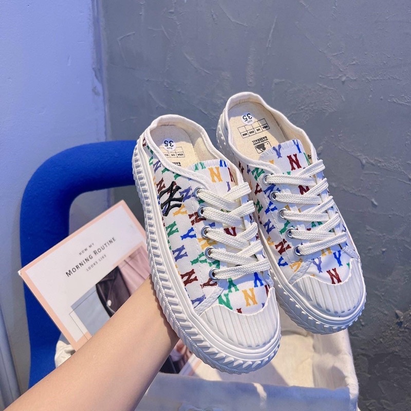 (Form to)Giày SỤC N.Y CHỮ THÊU HÀNG ĐẸP