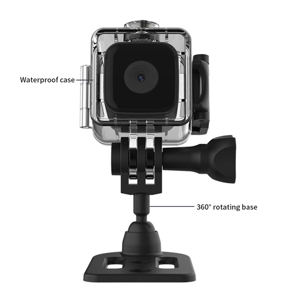 Camera mini HD 1080P an ninh cho gia đình quan sát ban đêm, kết nối giám sát không dây Màn hình chống nước