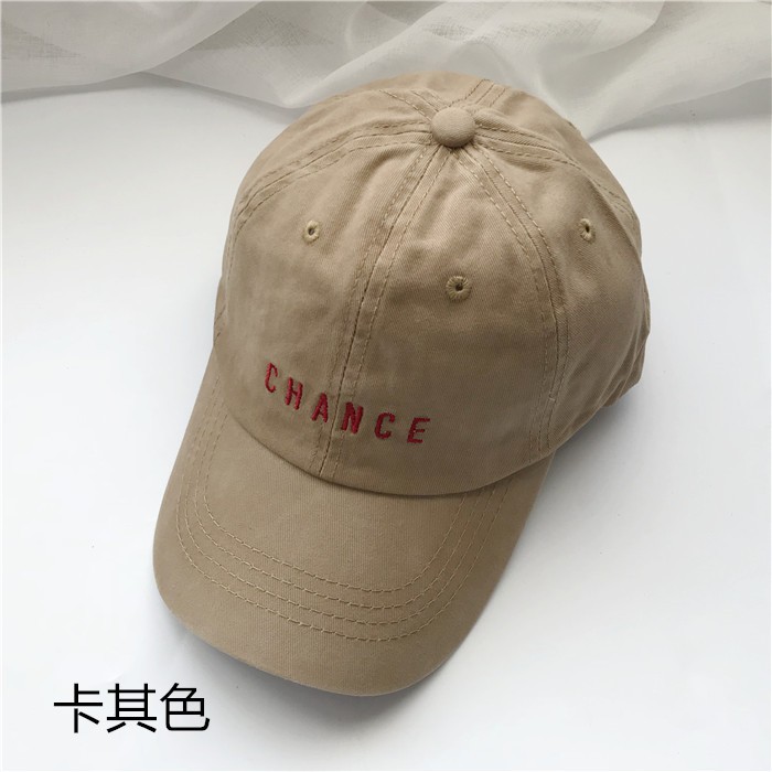 Mũ lưỡi trai mềm thêu chữ màu tím phong cách cao bồi Hàn Quốc thời trang xuân hè dành cho nam và nữ
