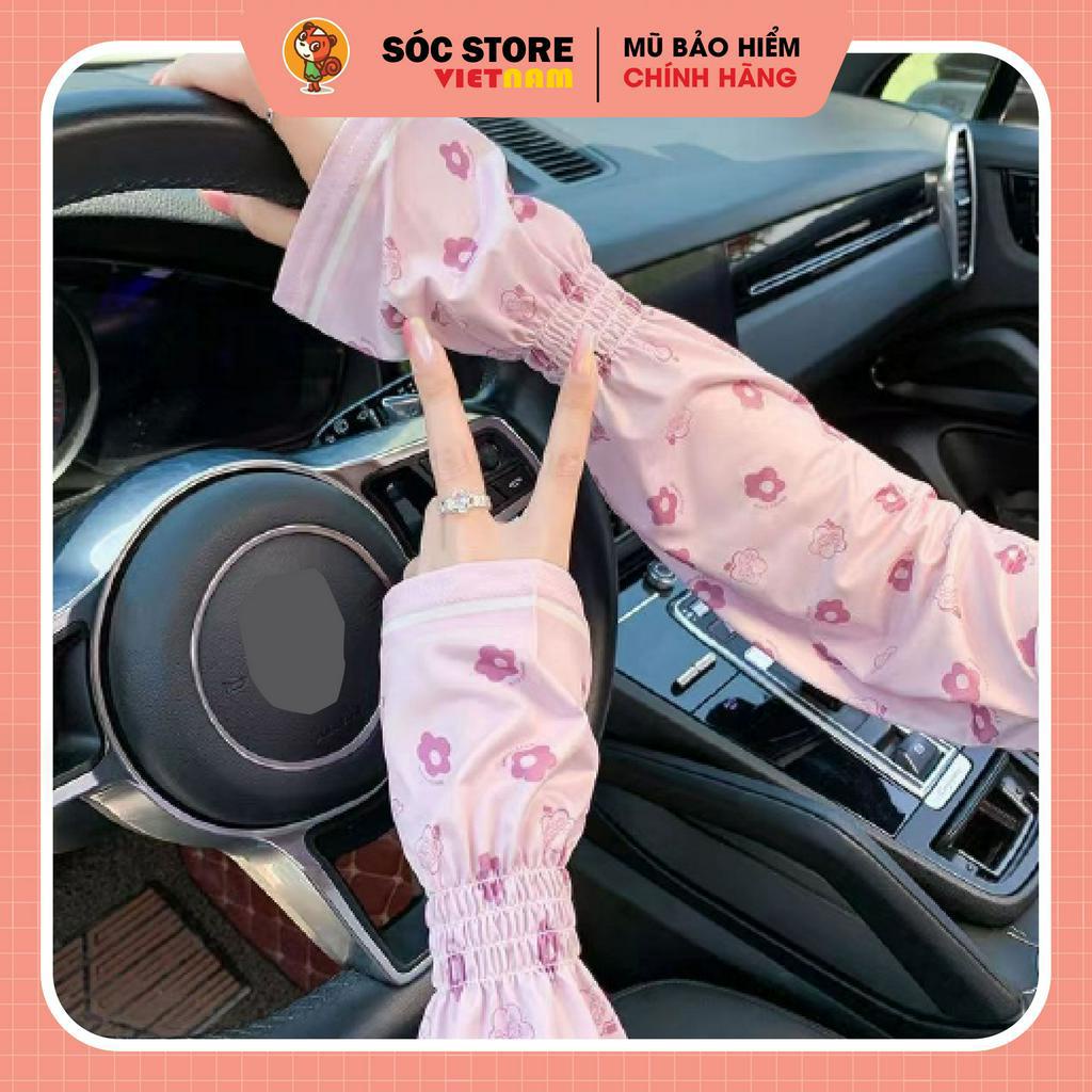 Cặp Găng Tay Ống Chống Nắng IN HÌNH Chống Tia UV, bảo vệ da Socstore VietNam