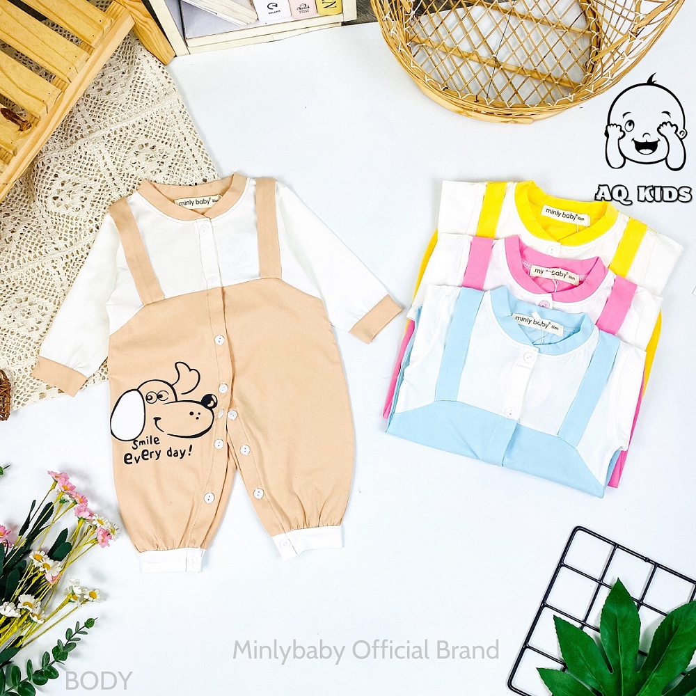 [FREESHIP] Bộ Body Sleepsuit Cotton 100% hàng chính hãng Minlybaby - Unibaby Store - BODY