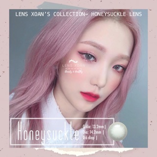 ÁP TRÒNG HONEYSUCKLE GRAY ( LENS XOẮN): XÁM KHÓI TRONG VEO