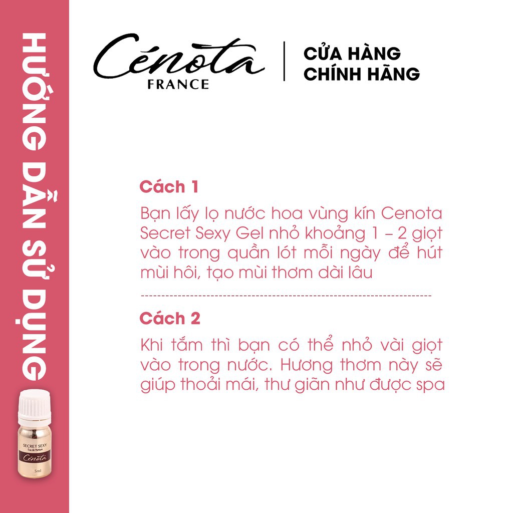 Nước hoa vùng kín Cenota Secret Sexy 5ml