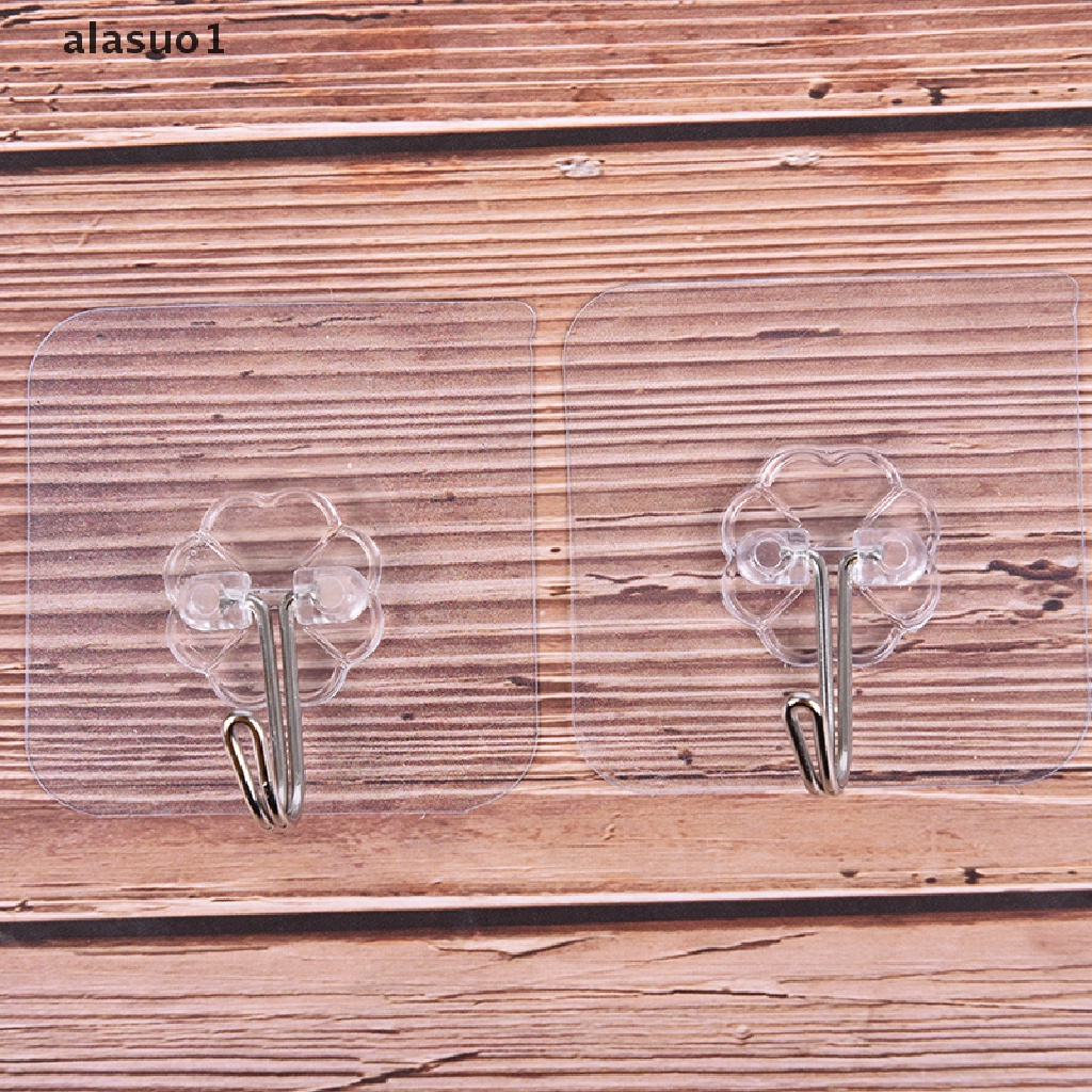 1x Móc Treo Đồ Dán Tường Trong Suốt Có Giác Hút Chắc Chắn Cho Nhà Bếp / Phòng Tắm