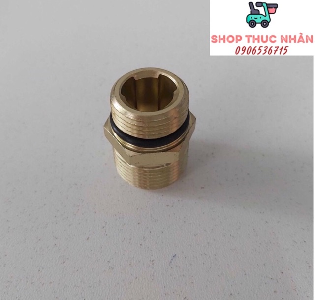 Khớp nối ren gắn thân máy rửa xe với đầu dây cao áp ren 22MM