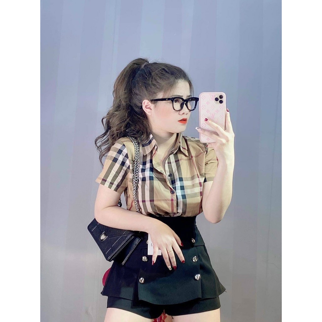 [SỈ LẺ] ÁO SƠ MI BBR CỘC TAY CỔ ĐỨC TT | BigBuy360 - bigbuy360.vn