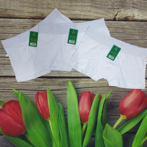 [XA] Bộ 3 quần boxer nam - Trắng tinh