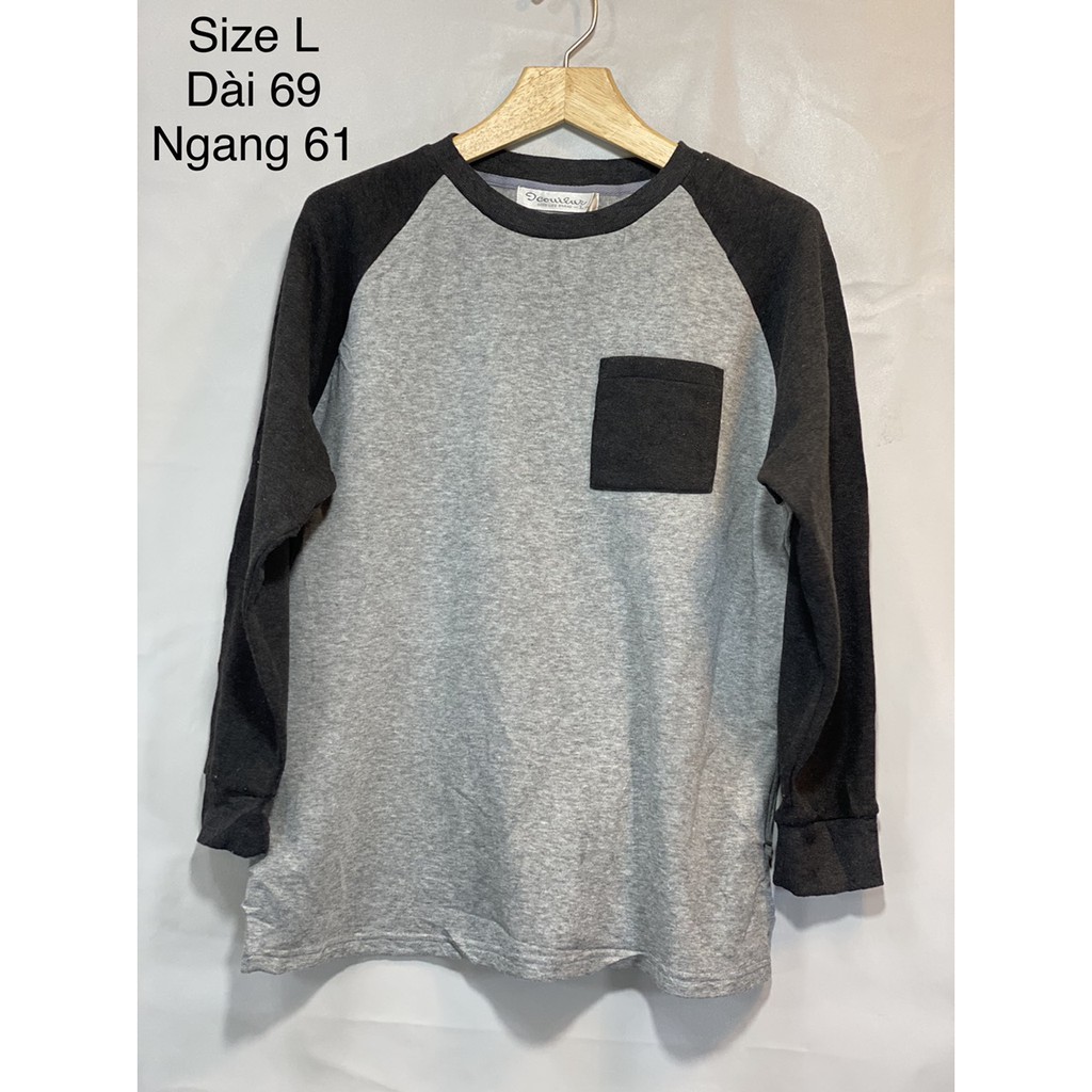 áo thun nỉ sweater chữ A 2 hand