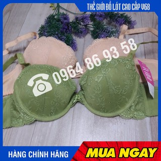 Áo lót nữ nâng ngực ilina bon bon 3352 mút vừa phối ren