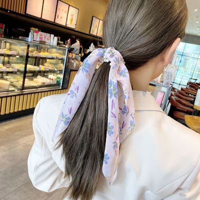 Korean pearl headband tying hair headband bow headband