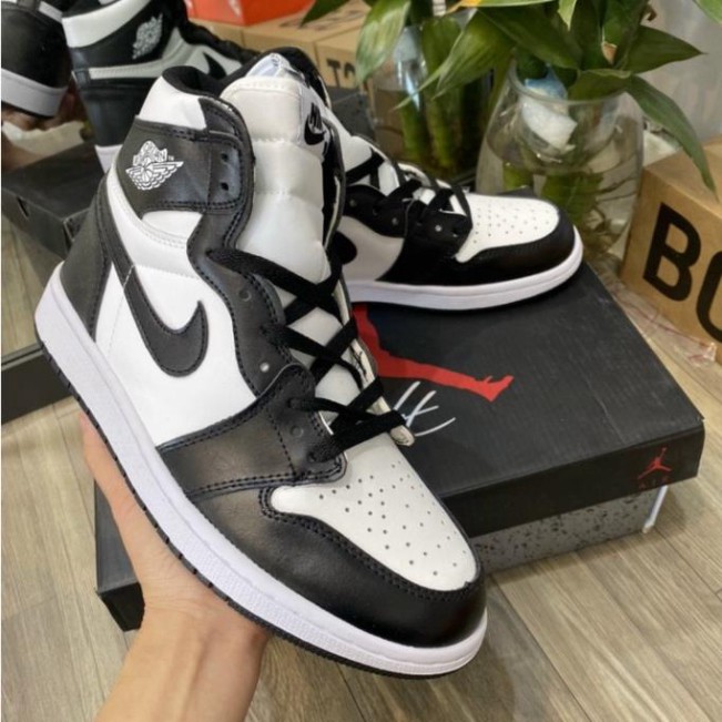 [ 𝐒𝐀𝐋𝐄 ĐẬ𝐌 ]✅phun box bill✅ Giày thể thao Jd 1 High Twist ( Panda ) Đen Trắng, Giày JORDAN đen trắng cao | BigBuy360 - bigbuy360.vn