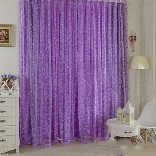 Rèm cửa sổ mỏng in offset họa tiết hình tròn