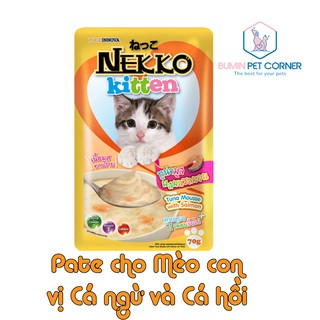 Pate cho Mèo con Nekko Kitten gói 70g