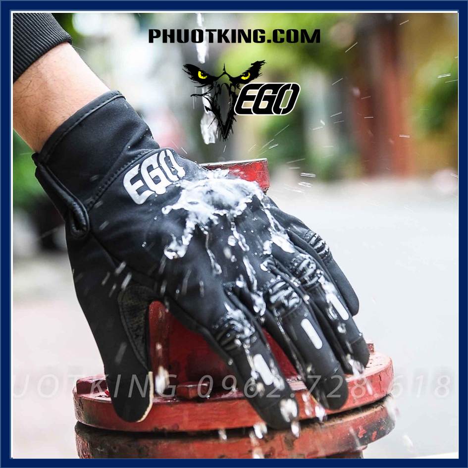 [ẢNH THẬT] Găng tay chống nước EGO G3 dài ngón có cảm ứng điện thoại