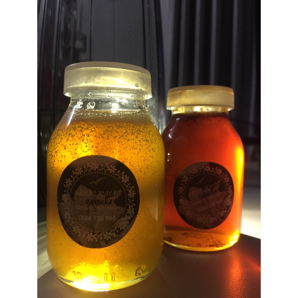 Mật ong nguyên chất hoa cà phê Vanbina 200gr - cam kết chất lượng xuất khẩu Châu Âu