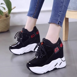 giày thể thao đế độn nữ 12cm
