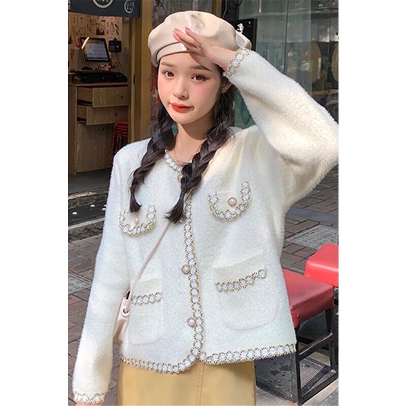 Áo khoác len lông thỏ | BigBuy360 - bigbuy360.vn