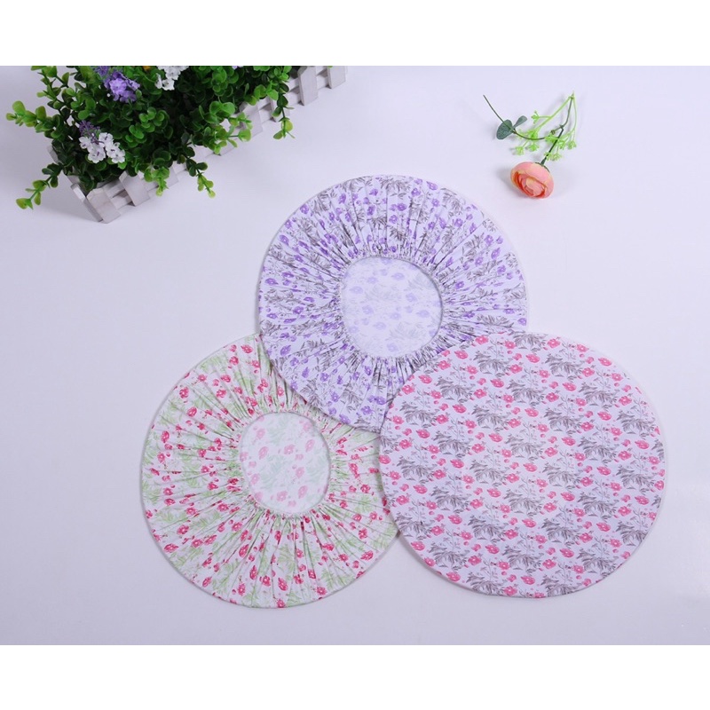 [Sỉ] Set 12 mũ chụp tóc khi tắm hình hoa