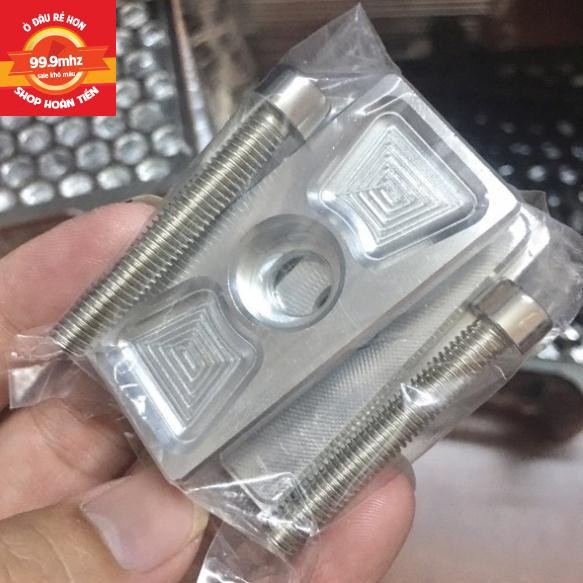 Nắp Tăng Sên Âm Exciter/ Winner/ Sonic/ Satria/ Raider Nhôm CNC Kèm 2 Ốc Lục Giác 8li40
