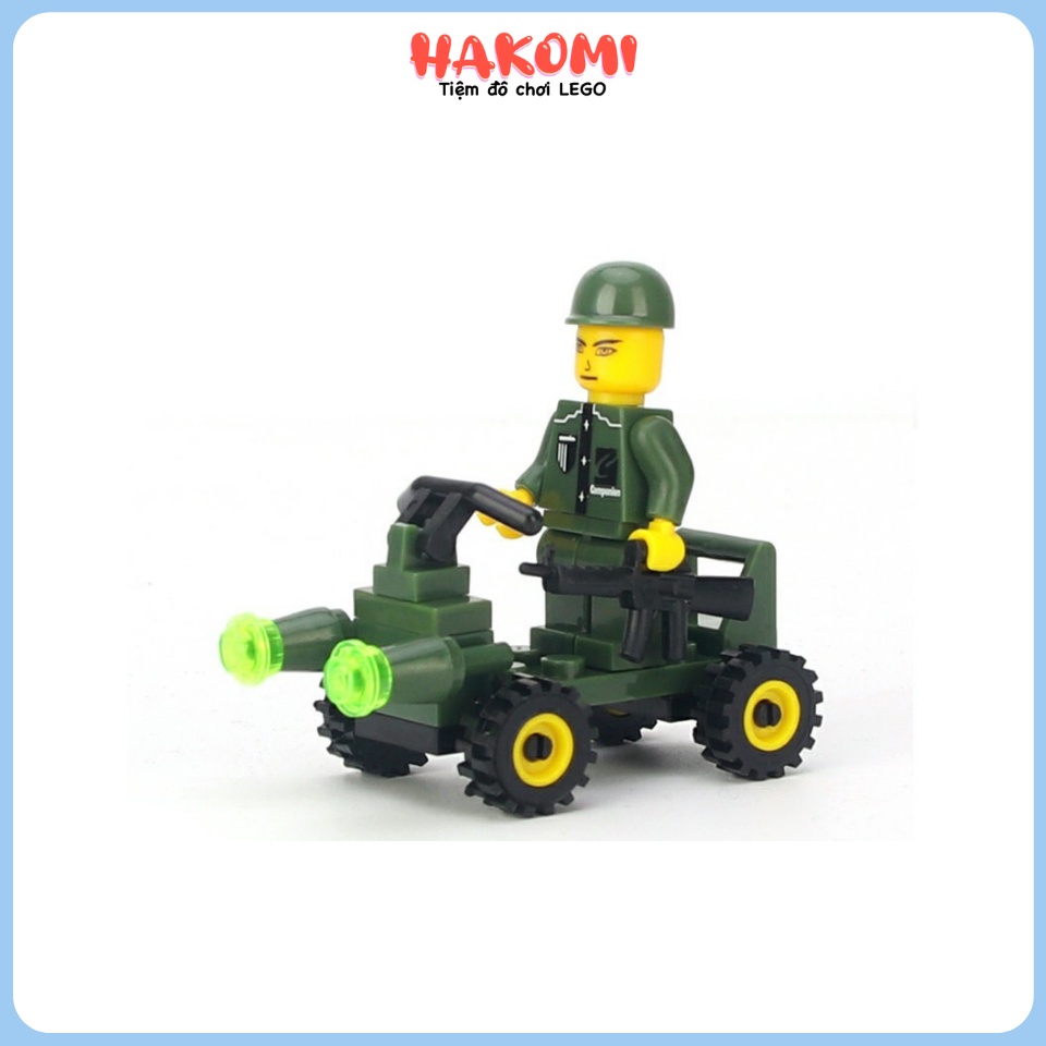 Đồ chơi lego xe tăng, máy bay, máy xúc, ô tô cho bé trai từ 4 tuổi giúp bé thông minh