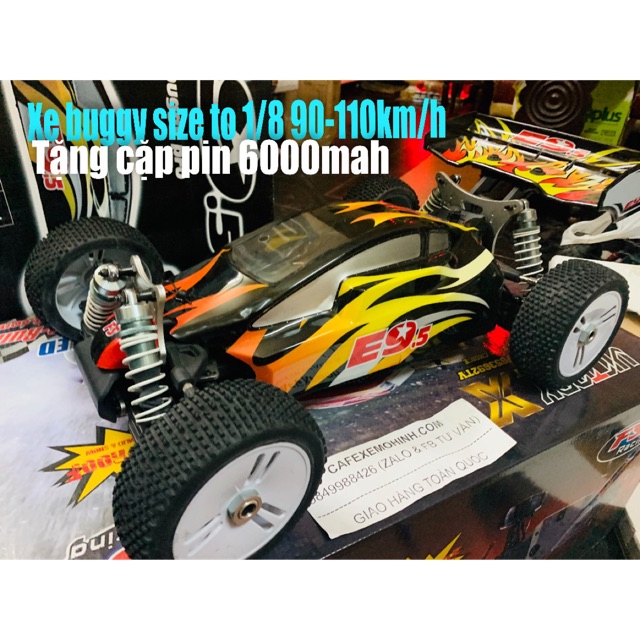 Xe điều khiển Fs buggy 1/8 e9s chạy 90 -110km/h
