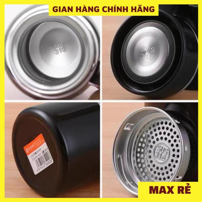 Bình Giữ Nhiệt INOX SUS 316 kiểu dáng thể thao, giữ nóng lạnh tốt, Có Tấm Lọc, Giữ Nhiệt Lên Đến 24 Tiếng !